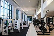 Interior view of the fitness center